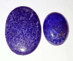 Par de lapislázuli 100 % natural 92,37 quilates gema opaca suelta sin tratar sin calentar - Imagen 1 de 8
