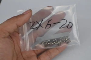 Tornillos de acero inoxidable 20XM2 6MM de longitud para vapor*NUEVOS* - Imagen 1 de 2