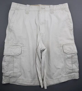 Vintage 2002 Men's Old Navy 8 Pocket Chino Cargo Shorts Beige Size 30 - Bild 1 von 10