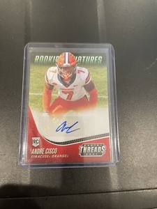 2021 Chronicles Draft Picks Threads Rookie Signatures Green #32 Andre Cisco