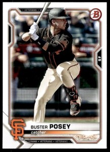 2021 Bowman Buster Posey San Francisco Giants #6
