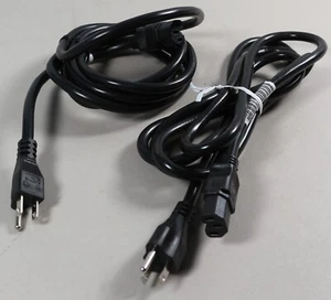 8121-0914 HPE Aruba 3 Wire 8.2 FT PC Power Cable Cord Lot of 2 - Picture 1 of 2