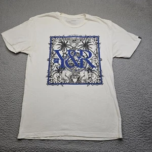 Young & Reckless Shirt Mens Medium White Short Sleeve Graphic Tee Casual - Picture 1 of 12