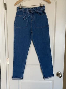 Boden Mini-Me Rainbow Tie Waist Jeans - NWOT - Size 14 - Picture 1 of 5