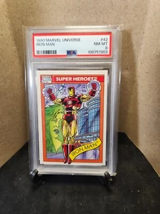 IRON MAN 1990 MARVEL UNIVERSE #42 PSA 9 - New Slab  - Picture 1 of 2