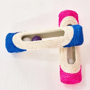 Kitten Exercise Toys Floor Scratching Rug Cat Scratching Post Cat Tracks Roller - Picture 1 of 8