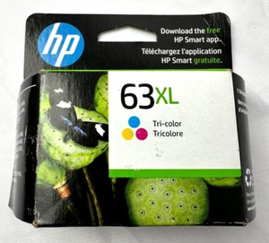 New Genuine HP 63XL Color Ink Cartridge, Deskjet 3631 Ex 03/24. - Picture 1 of 2