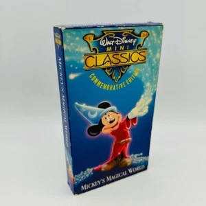 Walt Disney Mini Classics Commemorative Edition Mickey's Magical World VHS Tape - Picture 1 of 5