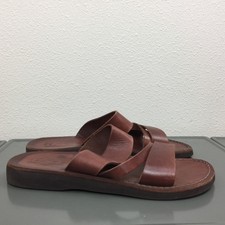 men's camel sandals