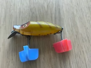 Sinker vintage de dos piezas Heddon River Runt Spook herrajes excelente - Imagen 1 de 5