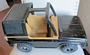 Original 1970’s Tonka Toys Black Bronco Jeep SUV Metal Pressed Steel - Picture 1 of 9