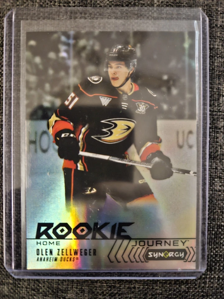 Olen Zellweger 2024-25 Upper Deck Synergy Rookie Journey Home #RJ-11 - Image 1 of 2