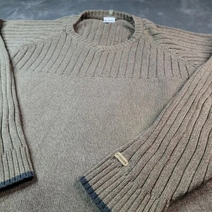 Columbia Sweater Adult 2XL Brown Outdoors Pullover VNeck Men Camp Grandpa Hike - Picture 1 of 6