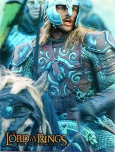 TOPPS - LORD OF THE RINGS TWO TOWERS FOIL PRISMATIC #4 INSERT CHASE CARD 2002