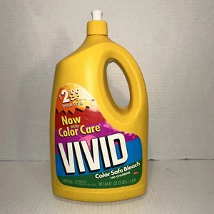 VINTAGE Vivid Color Safe Bleach / 32 fl oz Bottle Only Prop Collectors - Picture 1 of 6
