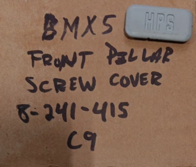 BMW X5 2003 OE DELANTERO A PILAR TAPA ROSCA CUBIERTA IZQUIERDA DERECHA MARCO GRIS 8-241-415 4Q Foto 1 de 4