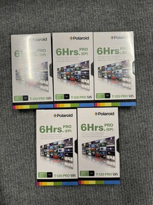 Polaroid 6 hr VHS Blank VHS Video Tapes for sale | eBay