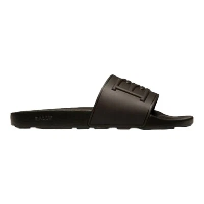 Bally Scotty 6300476 Men's Black Rubber Slide Sandals MSRP $240 - Image 1 of 4