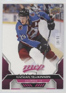 2020 Upper Deck MVP Magenta Leaderboard Achievements /50 Nathan MacKinnon #132