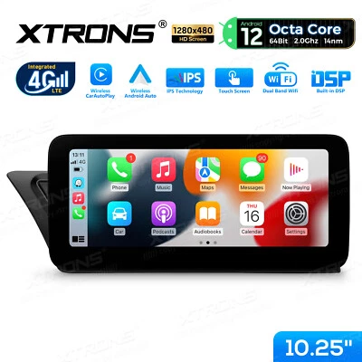 10.25" Para Audi A4 S4 RS4 A5 S5 Coche Estéreo GPS Android 14 CarPlay Radio 4G WIFI Foto 1 de 4