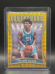 2024-25 Topps Cromo Tidjane Salaun Youthquake Oro Refractor Geométrico RC 31/50 - Imagen 1 de 2