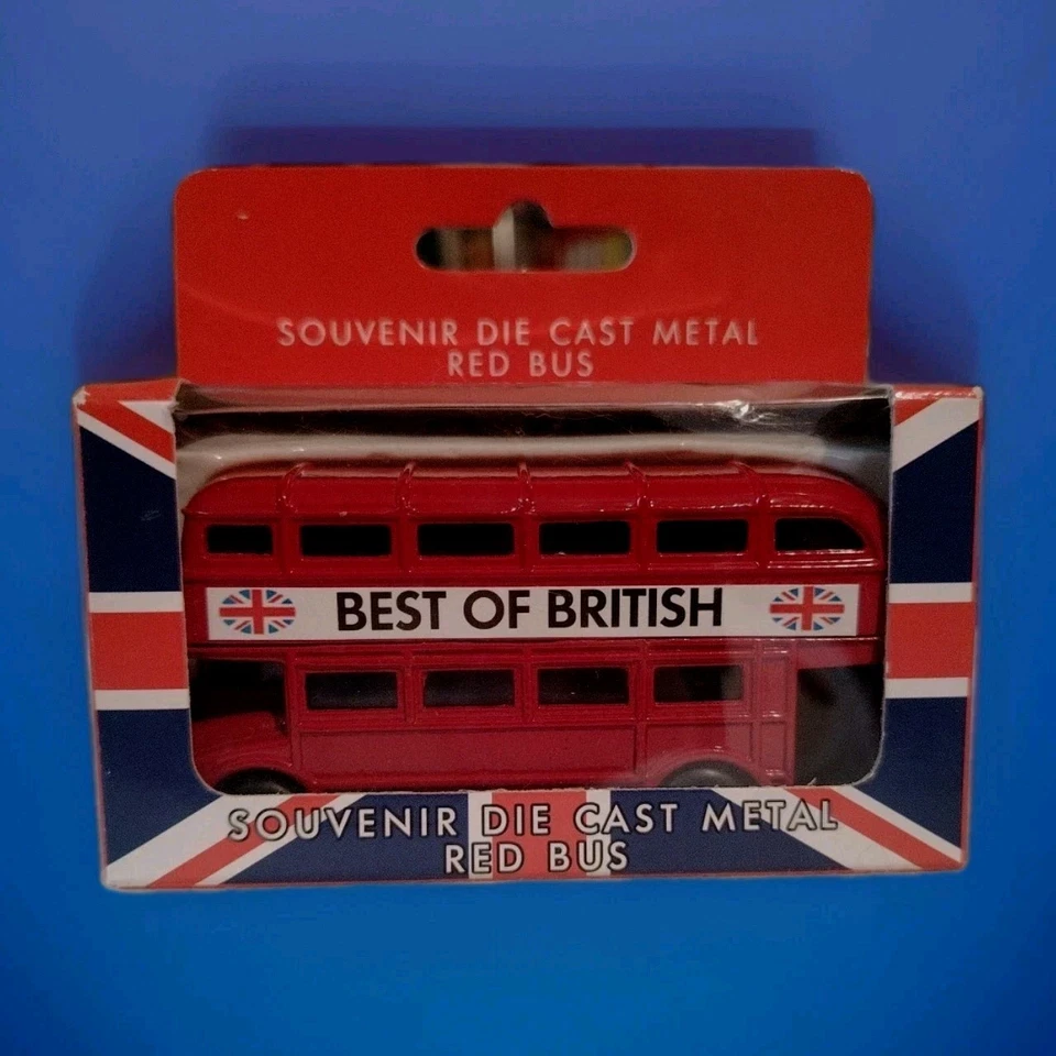 Modellino LONDON BUS - SOUVENIR DIE CAST METAL RED BUS-SCALA 1:64 - Immagine 1 di 4