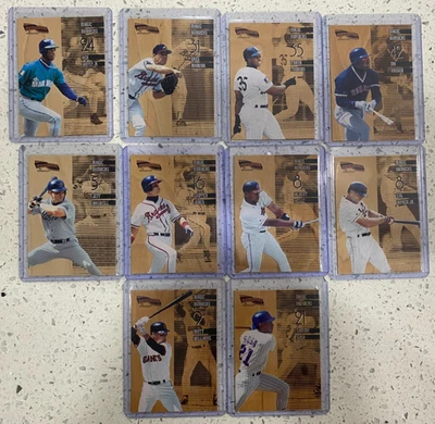 1996 Pinnacle Magic Numbers COMPLETE SET  1 - 10 Griffey Ripken Several HOF READ - Image 1 of 4