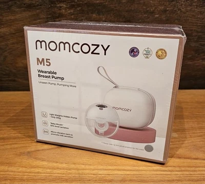 Tiralatte Momcozy M5 a mano libera, portatile tiralatte nuovo mai usato batteria - Immagine 1 di 4