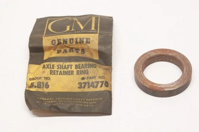 Anillo de retención de cojinete de eje Chevrolet Corvette 1956 57 GM 3714770 NUEVO DE STOCK Foto 1 de 4