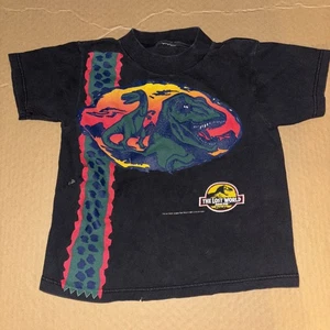 Vintage 1997 Jurassic Park Lost World T-shirt Youth Medium Rare 15x17 - Picture 1 of 6