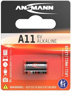 ANSMANN Alkaline Batterie A11, 6 Volt, 1er Blister - Bild 1 von 1