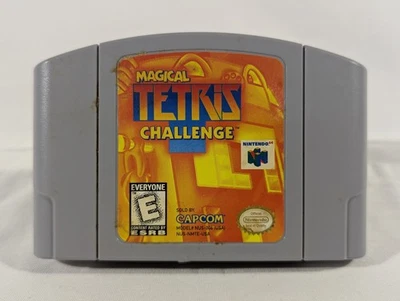 Magical Tetris Challenge Nintendo 64 N64 Cart Only Cleaned Tested - Image 1 of 4