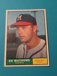 1961 Topps Set-Break #120 Eddie Mathews EX-EXMINT - Picture 1 of 10