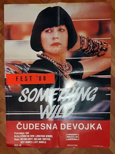 Something Wild (1986)  Original Poster Yugoslav Edition FEST - Picture 1 of 2