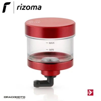 YAMAHA YZF R6 2010-2016 Depósito de líquido de frenos delantero puro RIZOMA CT147R rojo Foto 1 de 3