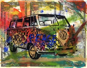 Wolfi Waeger Money Art Real Dollars 1/1 -*PEACE&FREEDOM*  SEE VIDEO A21 - Picture 1 of 8