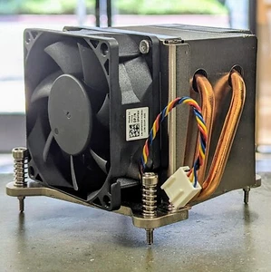 NEW DELL 80w CPU Heatsink + Fan F2CY7 For Optiplex 7040 7050 3440 3430 3431 - Picture 1 of 7