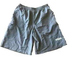 TYJA 11” Inseam Grey Shorts Active Mens Size XL X-Large Drawstring Elastic Waist - Picture 1 of 8