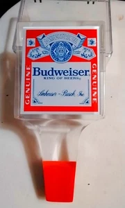 Vintage Budweiser King of Beers Acrylic Beer Tap Handle 6" x 3" - Picture 1 of 3