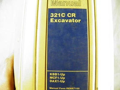 CAT CATERPILLAR 321C CR EXCAVADORA MANUAL DE SERVICIO KBB MCF DAX 4 XTRA HYD SCH Foto 1 de 4