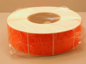 2500 Gintzler 641002R-LA rot Flagger Etiketten (links klebend) 2" x 2" - Bild 1 von 3