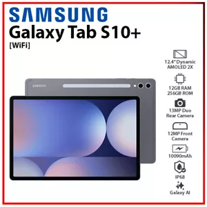 NEW Samsung Galaxy Tab S10+ GREY Wi-Fi 12GB+256GB Octa Core Android PC Tablet - Picture 1 of 7