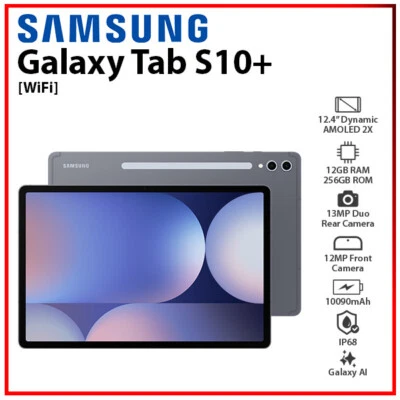 NEW Samsung Galaxy Tab S10+ GREY Wi-Fi 12GB+256GB Octa Core Android PC Tablet - Image 1 of 4