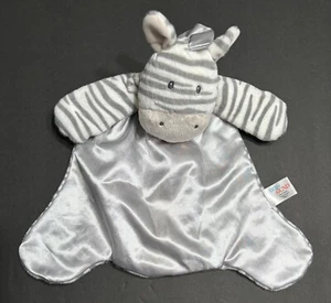 Baby Gund Zeebs Zebra Huggybuddy Lovey Sicherheitsdecke grau weiß gestreift Plüsch - Bild 1 von 12
