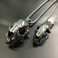 Énorme inoxydable Croix Homme collier pendentif Lourdes argent Grande Poli 3 Couche