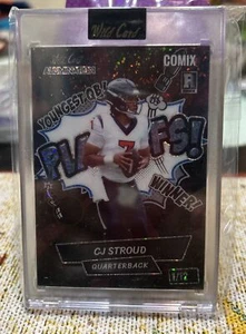 CJ Stroud 🔥 2023 Wild Card Sparkles Foil 1/12 RC Houston Texans Rookie Star🔥 - Picture 1 of 4