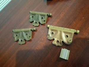 Lot Of 3  Decoritive Door Hinges, Salvaged, 3"×2" - Picture 1 of 7