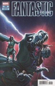 FANTASTIC FOUR #25 VARIANTE ALERÓN GIUSEPPE CAMUNCOLI EN MUY BUEN ESTADO/CASI NUEVO MARVEL HOHC 2024 - Imagen 1 de 1
