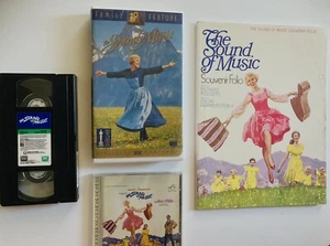 The Sound Of Music (1965) 30th Anniversary VHS &CD Soundtrack & Music Book 3 Lot - Bild 1 von 8