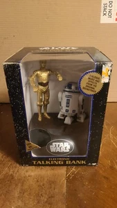 1995 STAR WARS TALKING BANK FEATURING C-3PO & R2D2” DRIODS MIB - Picture 1 of 5